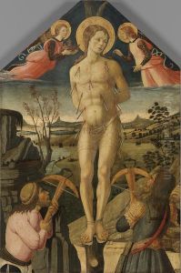 Marter des hl. Sebastian by Jacopo da Sellaio