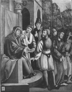 Christus vor Pilatus (abgespaltene Ruckseite von WAF 924)