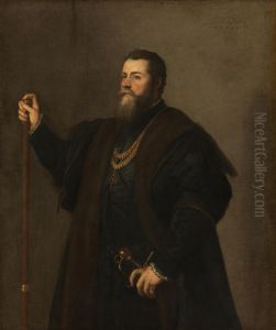 Bildnis des Don Pedro Alvarez de Toledo by Titianand workshop
