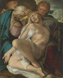 Beweinung Christi by Bartholomeus Spranger