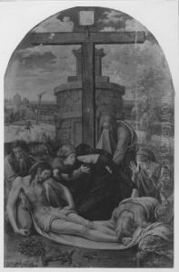 Beweinung Christi (nach Raffael) by Pieter Coecke Van Aelst