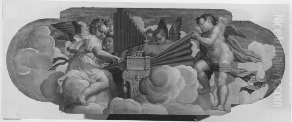Engel mit Orgel - view 1