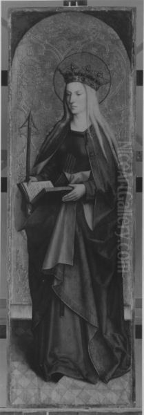Die hl. Ursula Ruckseite mit hl. Brigitta abgesagt (Inv.-Nr. 1207) - view 1