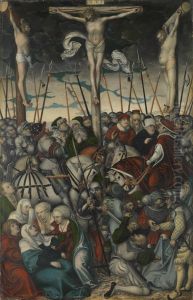 Kreuzigungstriptychon: Kreuzigung Christi by Lucas Cranach the Elder