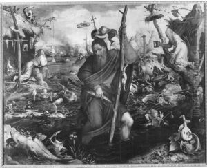 Hl. Christophorus by Jan Mandijn