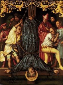 Martyrium des  hl. Petrus by Hans Holbein the Elder