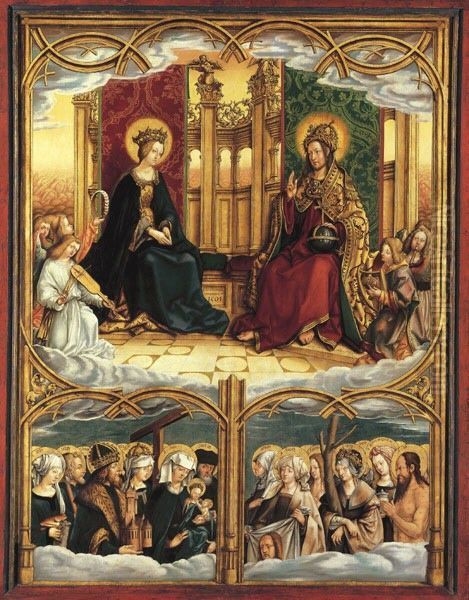 Allerheiligenaltar: Maria und Christus thronend - view 1