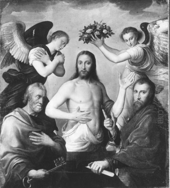 Christus zwischen den hll. Petrus und Paulus - view 1