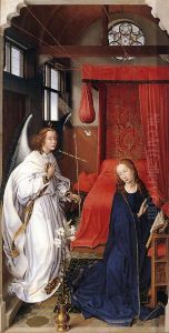 St Columba Altarpiece (left panel) by Rogier van der Weyden