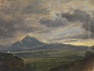 Der Hochstaufen bei Salzburg by Johann Georg von Dillis