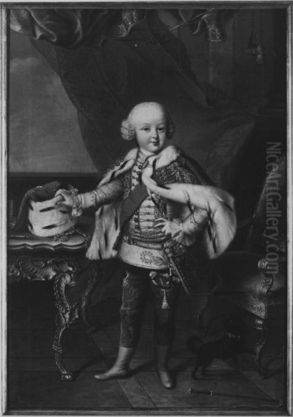 Bildnis des Pfalzgrafen Karl August von Pfalz-Birkenfeld-Zweibrucken im Alter von funf Jahren in Husarenuniform (1746-1795) - view 1