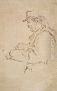Joueur De Cartes by Paul Cezanne