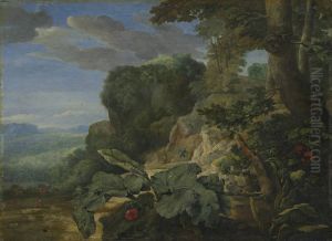 Felsenlandschaft by Eglon van der Neer