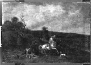 Raububerfall by Wilhelm von Kobell (1766-1853)