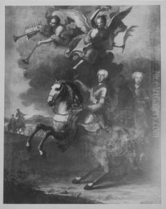 Reiterbildnis des Kurfursten Karl Albrecht von Bayern by Georg Desmarees