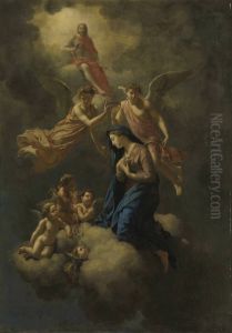 Marienkronung by Adriaen Van Der Werff
