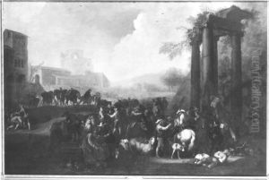 Vorbereitung zu einem Markt by Rugendas, Georg Philipp I