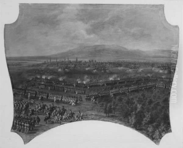 Der Ruckzug der Armee bei Essegk 1687 - view 1