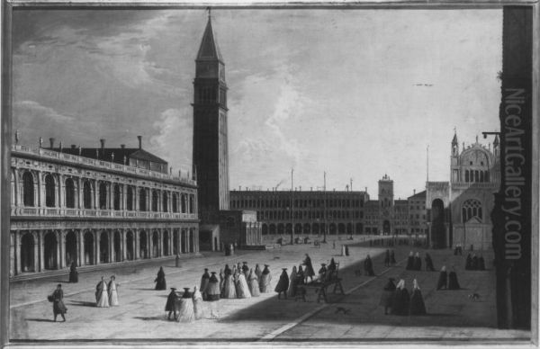 Blick uber die Piazzetta gegen den Markusplatz - view 1