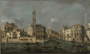 Canal Grande bei San Geremia by Francesco Guardi