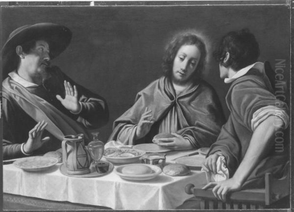 Christus und die Junger in Emaus - view 1