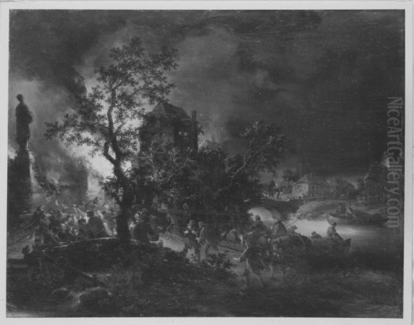 Nachtliche Feuersbrunst - view 1