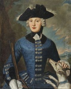 Kurfurstin Maria Anna, geb. Prinzessin von Sachsen, Gattin von Kurfurst Max Joseph III. im Jagdhabit