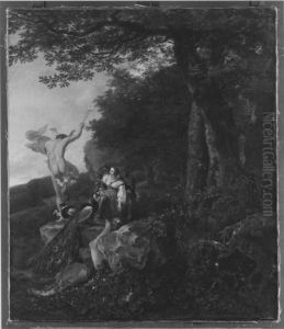 Landschaft mit Merkur, Juno und dem toten Argus by Jan Both