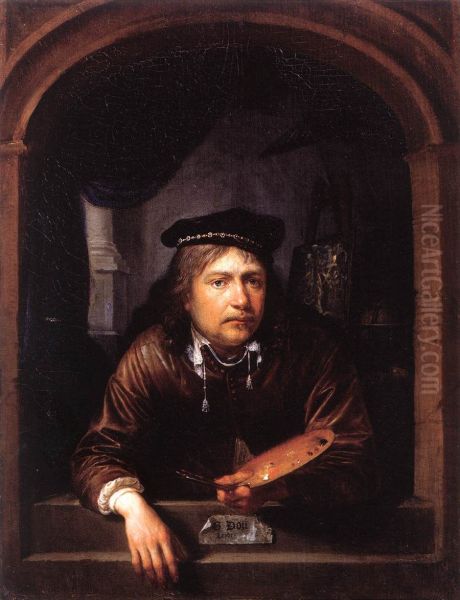 Self-portrait in a Window - view 1