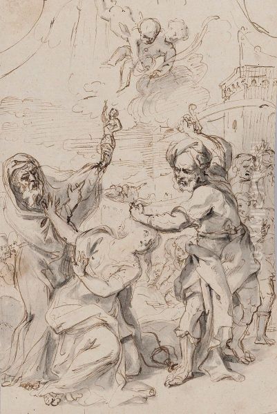 Martyrdom of Saint Barbara. - view 1
