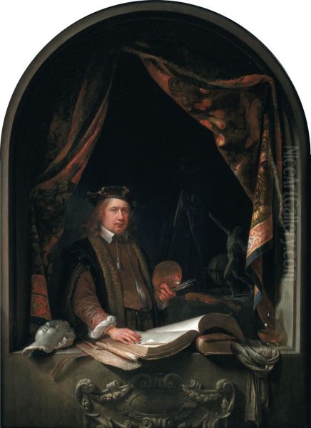 Self-portrait of Gerard Dou (1613-1675) - view 1