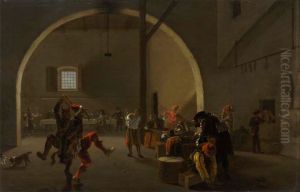 Faschingsgesellschaft in einem Wirtshaus Faschingsgesellschaft in einem Wirtshaus