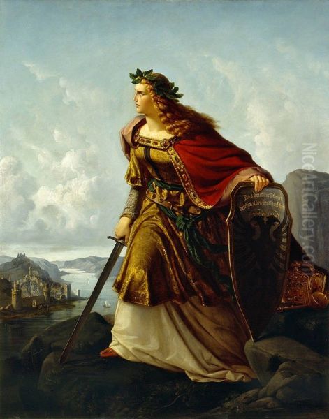 Germania auf der Wacht am Rhein - view 1