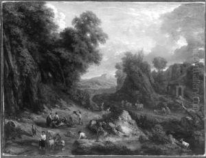 Waldige Hugellandschaft by Cornelis Huysmans