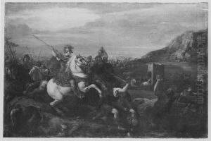 Die Schlacht an der milvischen Brucke by Jacques Courtois