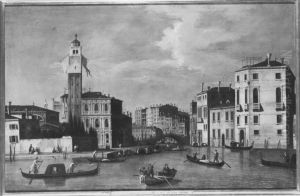 Canale Grande bei San Geremia by Canaletto