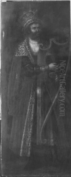 Konig David mit der Harfe - view 1