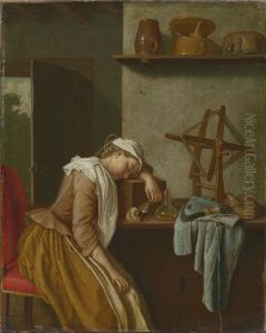 Schlafendes Kuchenmadchen