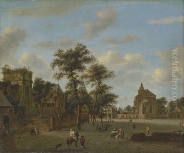 A Square with Four Churches - view 1