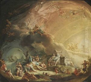Allegorie des Morgens mit Aufbruch der Diana zur Jagd Allegorie des Morgens mit Aufbruch der Diana zur Jagd