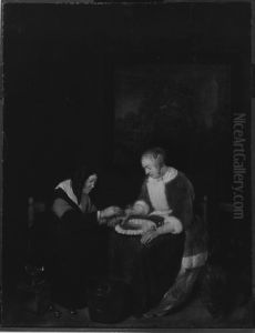 Die Schropfkopfe by Quirijn van Brekelenkam