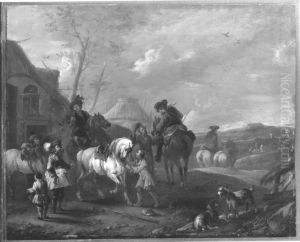 Aufbruch vom Quartier by August Querfurt