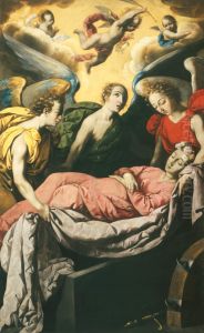 Die Grablegung der hl. Katharina von Alexandrien auf dem Berg Sinai