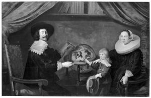 Bildnis einer Familie by Abraham Willaerts