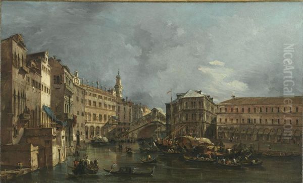 Blick auf den Rialto und den Palazzo dei Camerlenghi - view 1