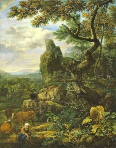 Grosse Landschaft mit Vieh Grosse Landschaft mit Vieh