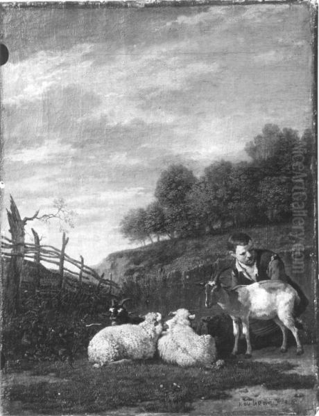 Hirtenjunge mit Vieh - view 1