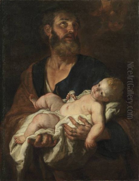 Hl. Josef mit dem Christkind - view 1