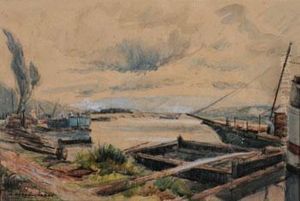 Paris Bords De Seine by Heran Chaban