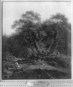 Wald bei Wallgau by Johann Georg von Dillis
